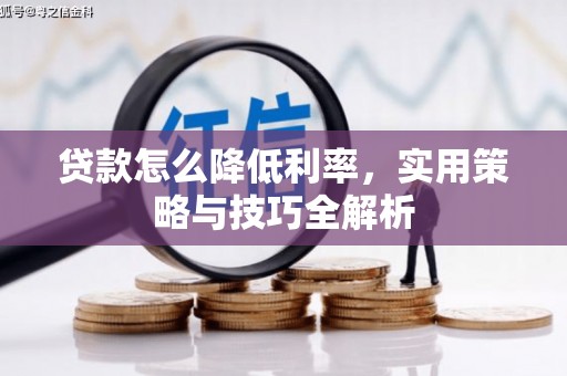 造桥贷款怎么降低利率，实用策略与技巧全解析
