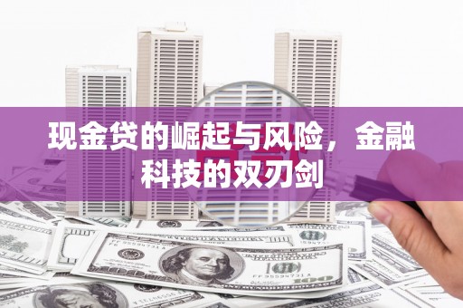 造桥现金贷的崛起与风险，金融科技的双刃剑