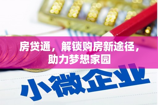 造桥房贷通，解锁购房新途径，助力梦想家园