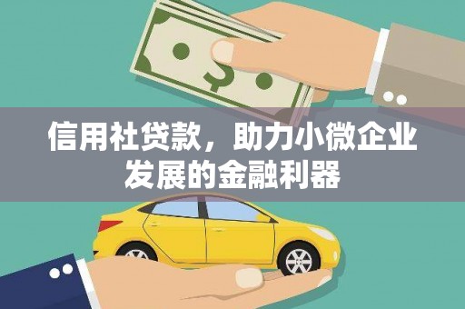 造桥信用社贷款，助力小微企业发展的金融利器