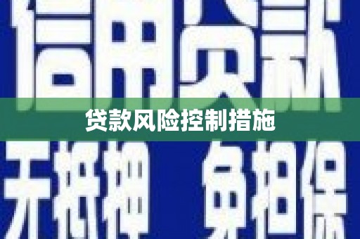 造桥贷款风险控制措施