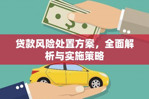 造桥贷款风险处置方案，全面解析与实施策略