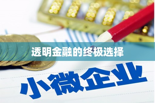 造桥透明金融的终极选择